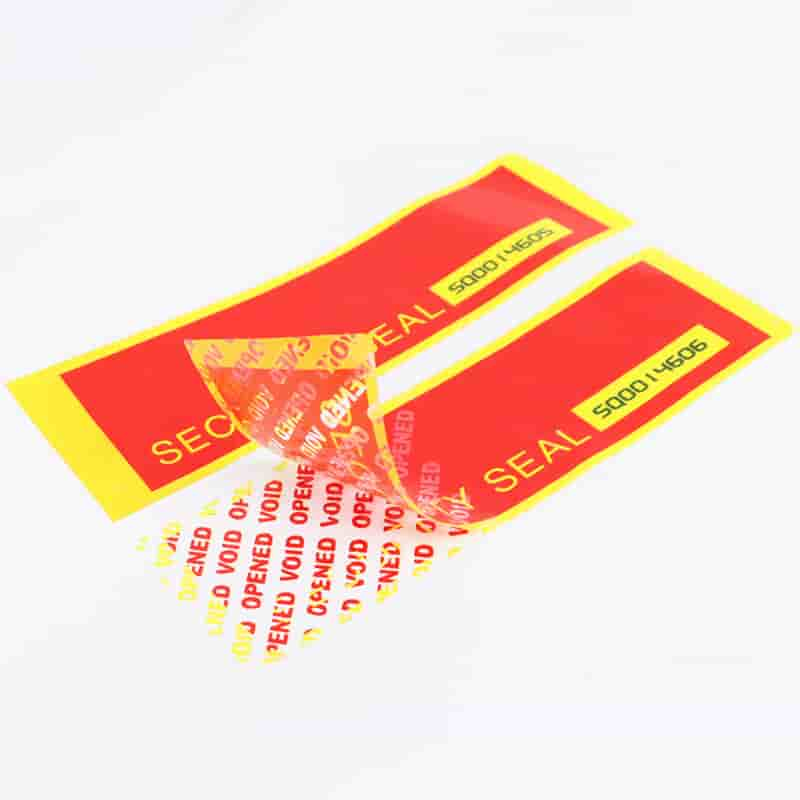 Easy Tear Security Custom Serial Number Barcode Sel ( (7)