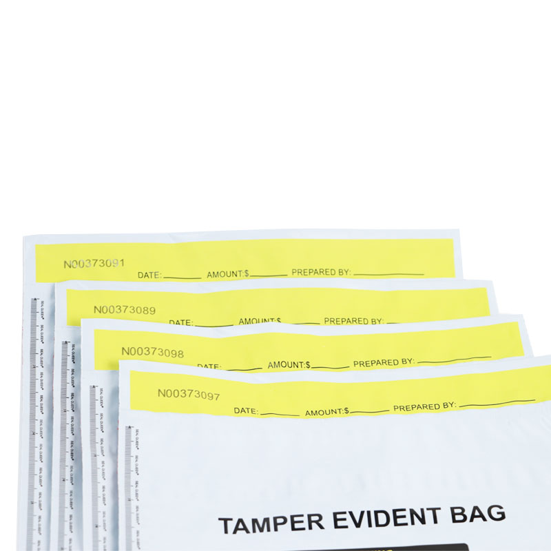 Custom Logo Printing Deposit Security Tamper Evident Proof Bag (3)